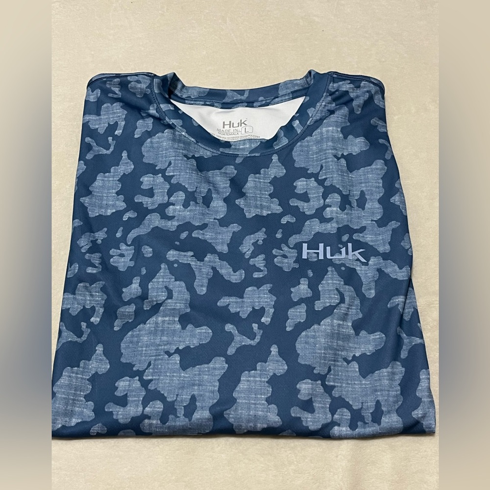 HUK Icon X Running Lakes Sleeve Titanium Blue